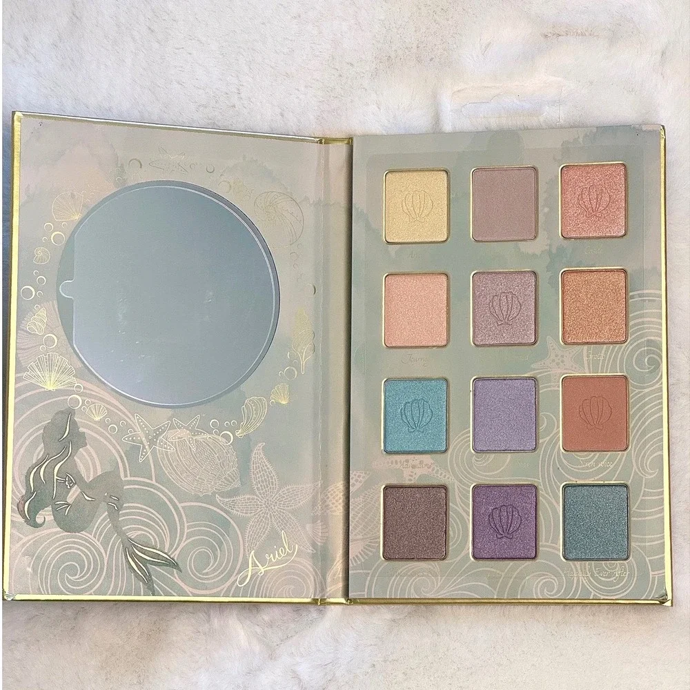 New Disney Princess Ariel Little Mermaid Eyeshadow Palette with mirror